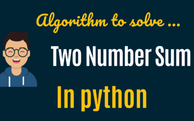 Two Number sum from an Array of Integers