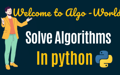 Welcome to the World of Algorithms in Python