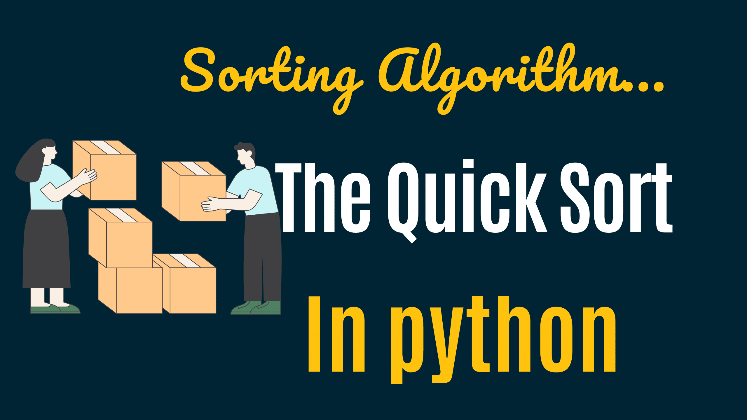 Quick Sort: Understanding And Implementing In Python - Algorithms