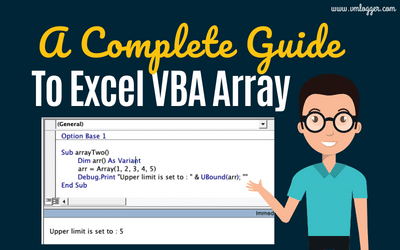 A Complete guide to Array in Excel VBA