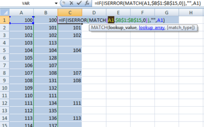 How to compare two columns in Excel to find duplicates