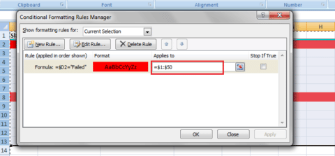How to format Cell Range based on some Conditional using Conditional ...