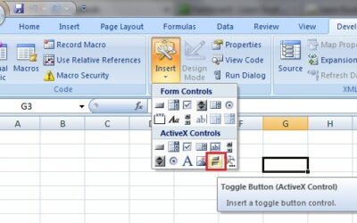 Excel Macro Tutorial : Toggle Button in Excel