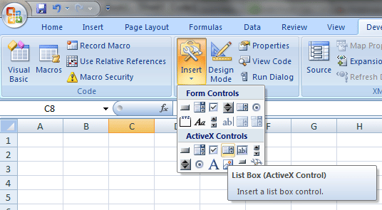 Excel Macro Tutorial - Add ListBox 1