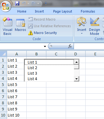 Excel Macro Tutorial - Add ListBox 2