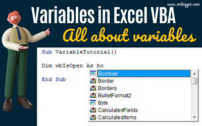 VBA Programming : Variables in VBA