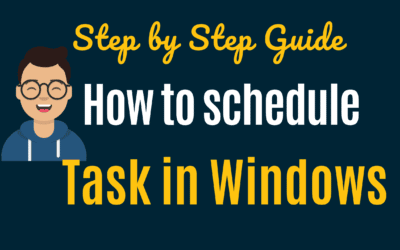 How to Schedule a Task in Windows 7