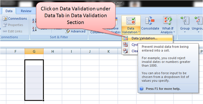 How to add Input Message in Excel Cell 