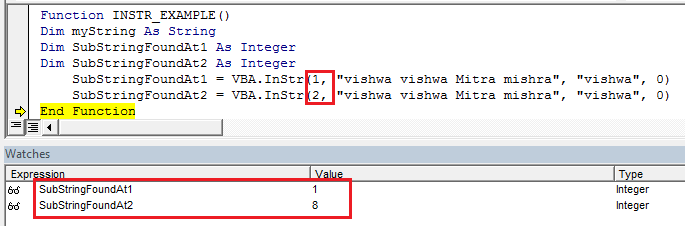 Instr - Example - Start