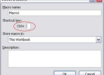 How to assign a Shortcut key to a Procedure or Subroutine