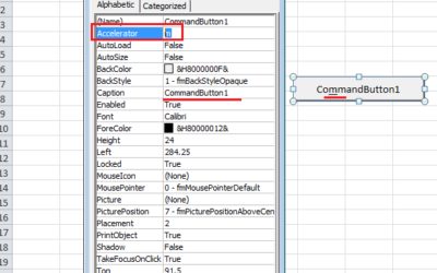Assign a Hot Key to a Command Button in Excel
