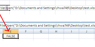 Check if file is already open using excel VBA