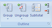 Excel VBA Tip – Expand / Collapse all the Groups in Excel