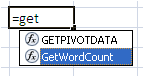 UDF - GetWordCount Formula