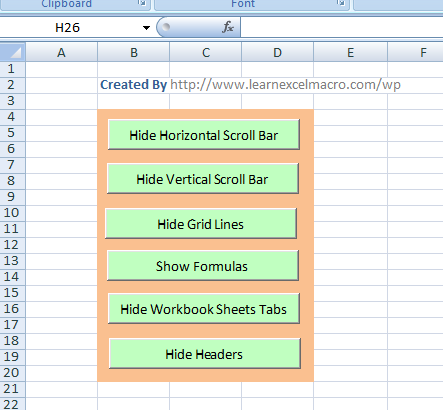 Excel Macro - Tip