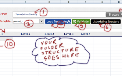 Excel Tool : Folder Structure Creator