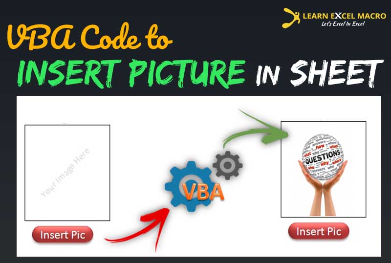 How to insert a picture in excel using VBA