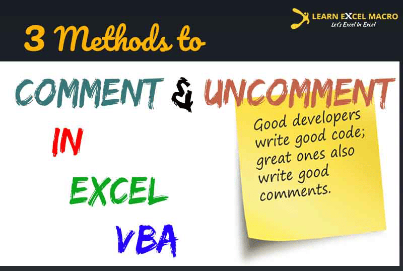 3-methods-to-comment-or-uncomment-in-excel-vba-let-s-excel-in-excel