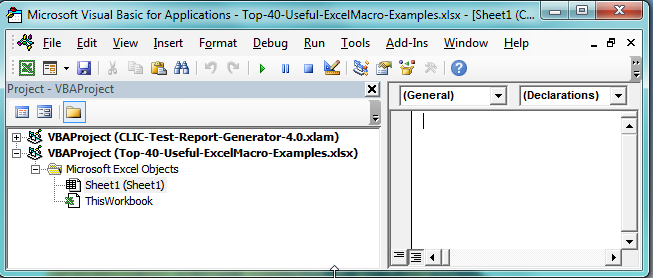 Excel Workbook Without Macro